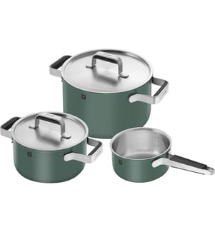 Set di pentole Pure da 3 pezzi - Verde