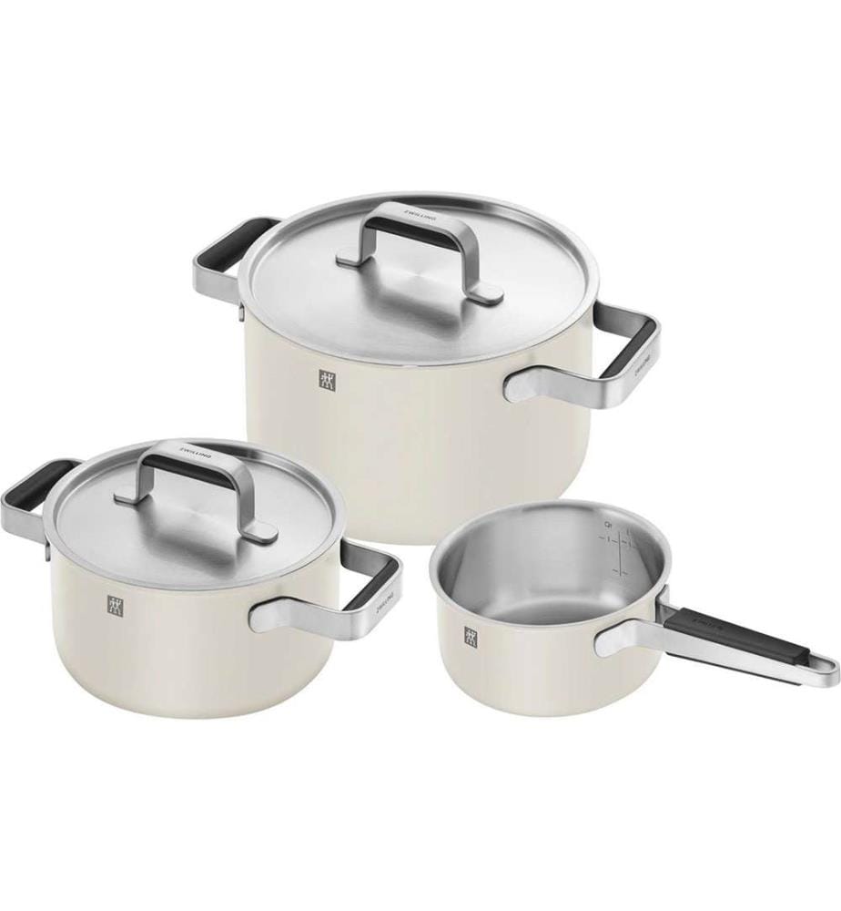 Küchenutensilien-Set - Pure - 3-teilig, elfenbeinweiss