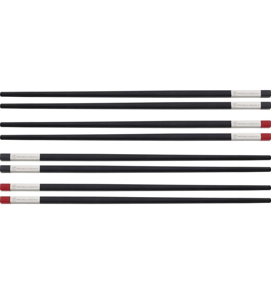 Set di bacchette per 4 persone - Nero