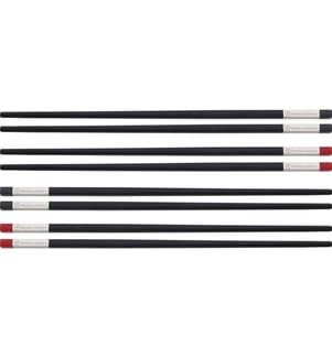 Essstäbchen-Set für 4 Personen - Schwarz