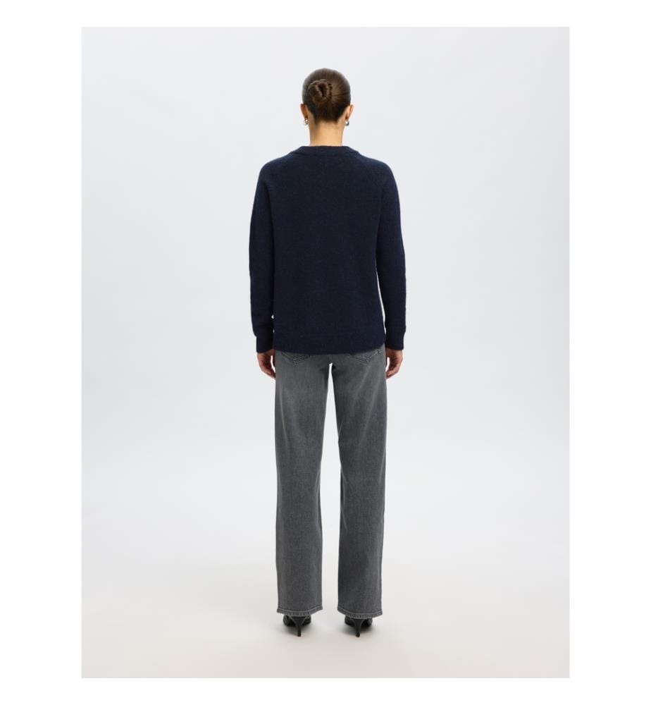 Pullover - Saphir dunkel meliert