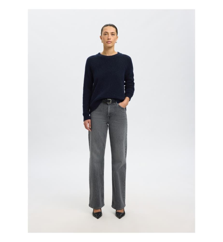Pullover - Saphir dunkel meliert