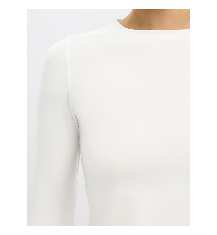 Manja Langarmshirt - Weiss