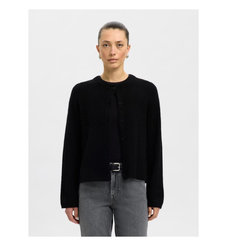 Strickjacke - Schwarz