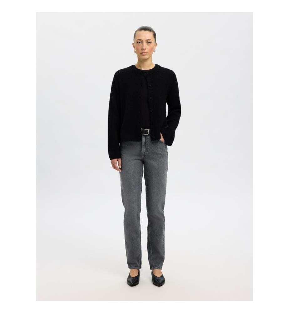 Strickjacke - Schwarz