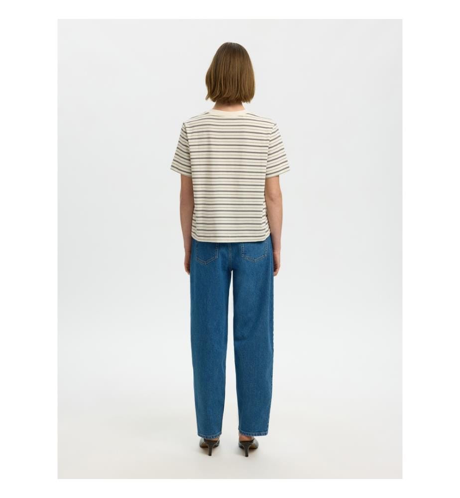 Boxy-T-Shirt mit Streifen – Delicioso, mehrfarbig