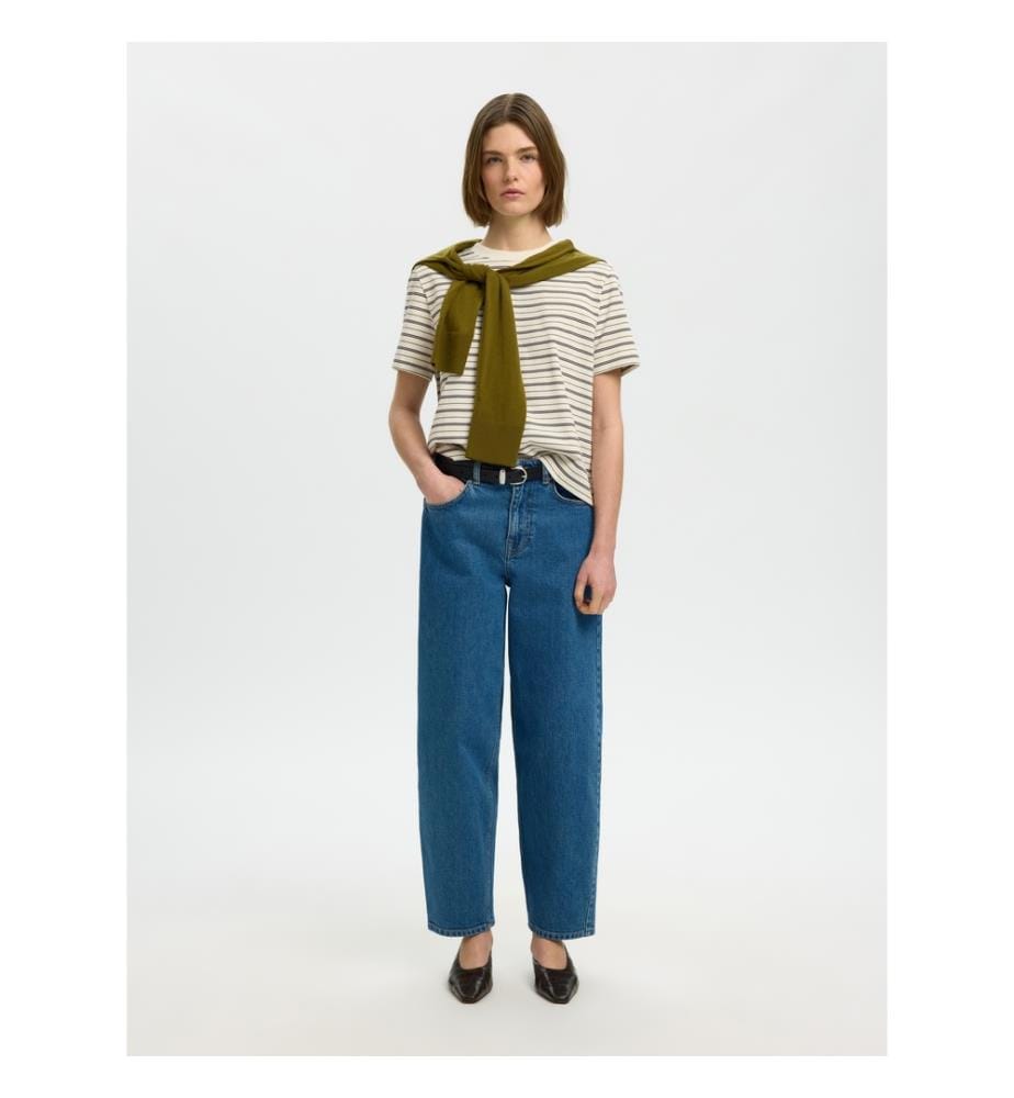 Boxy-T-Shirt mit Streifen – Delicioso, mehrfarbig