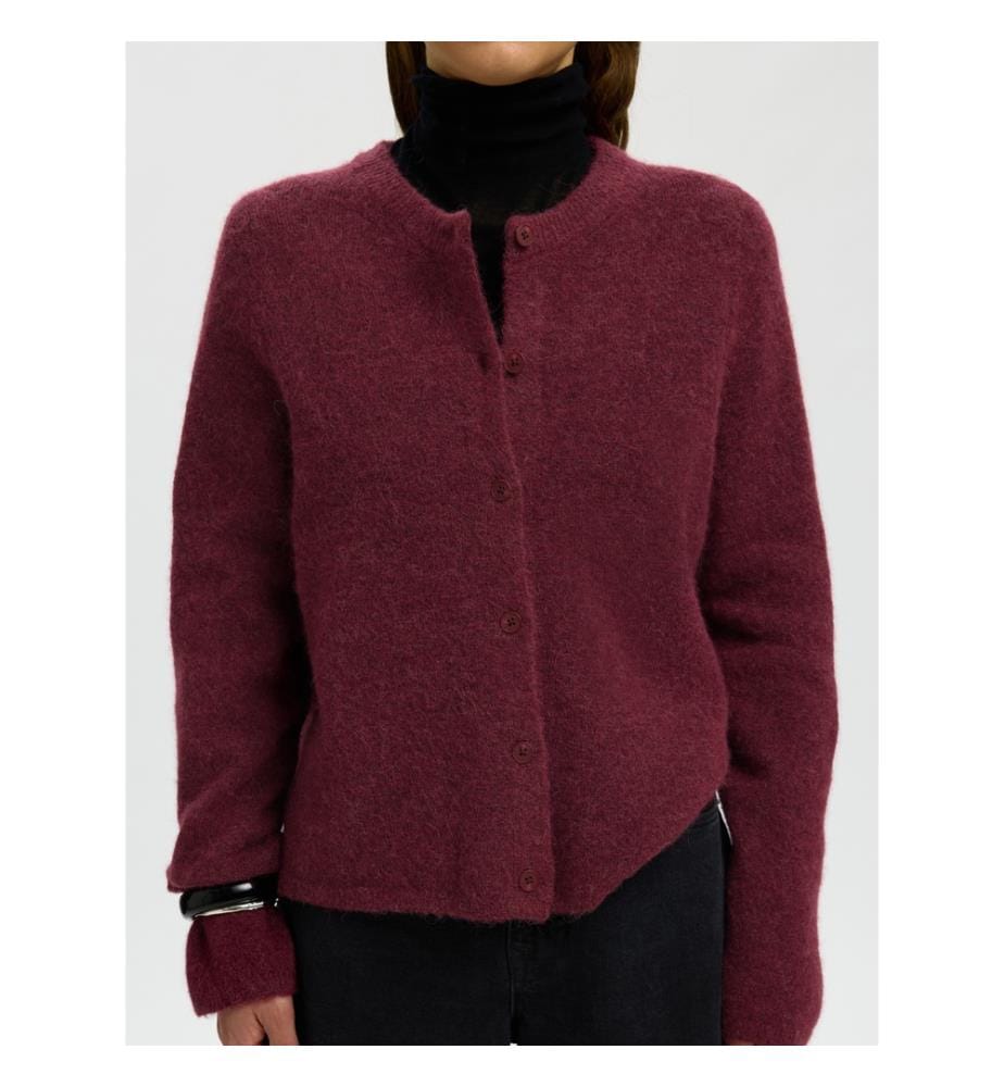 Strickweste – Rotbraun meliert