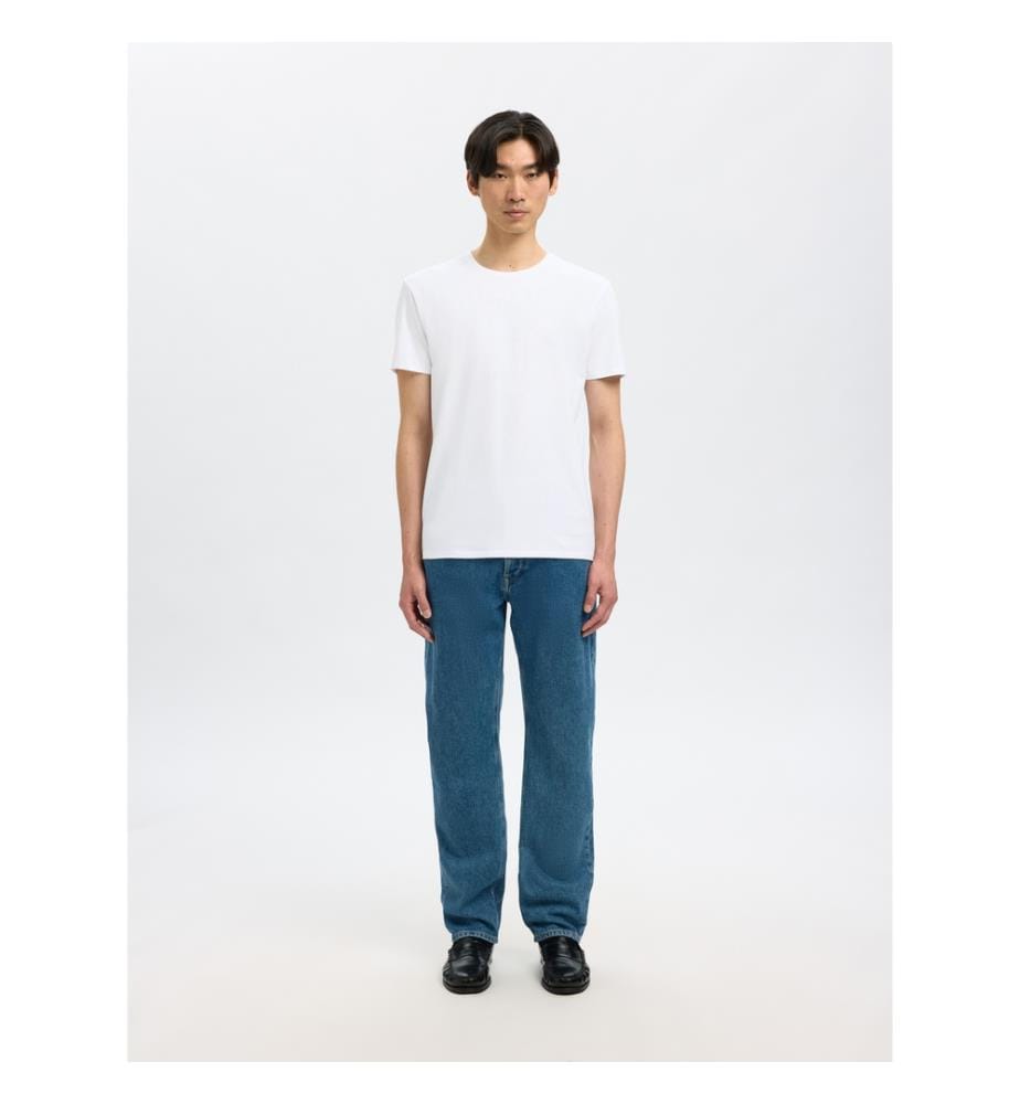 3er-Pack T-Shirts - Glänzendes Weiss