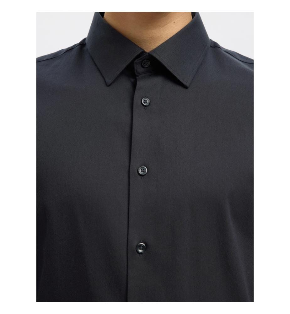 Hemd Slim Fit Filip Performance - Schwarz