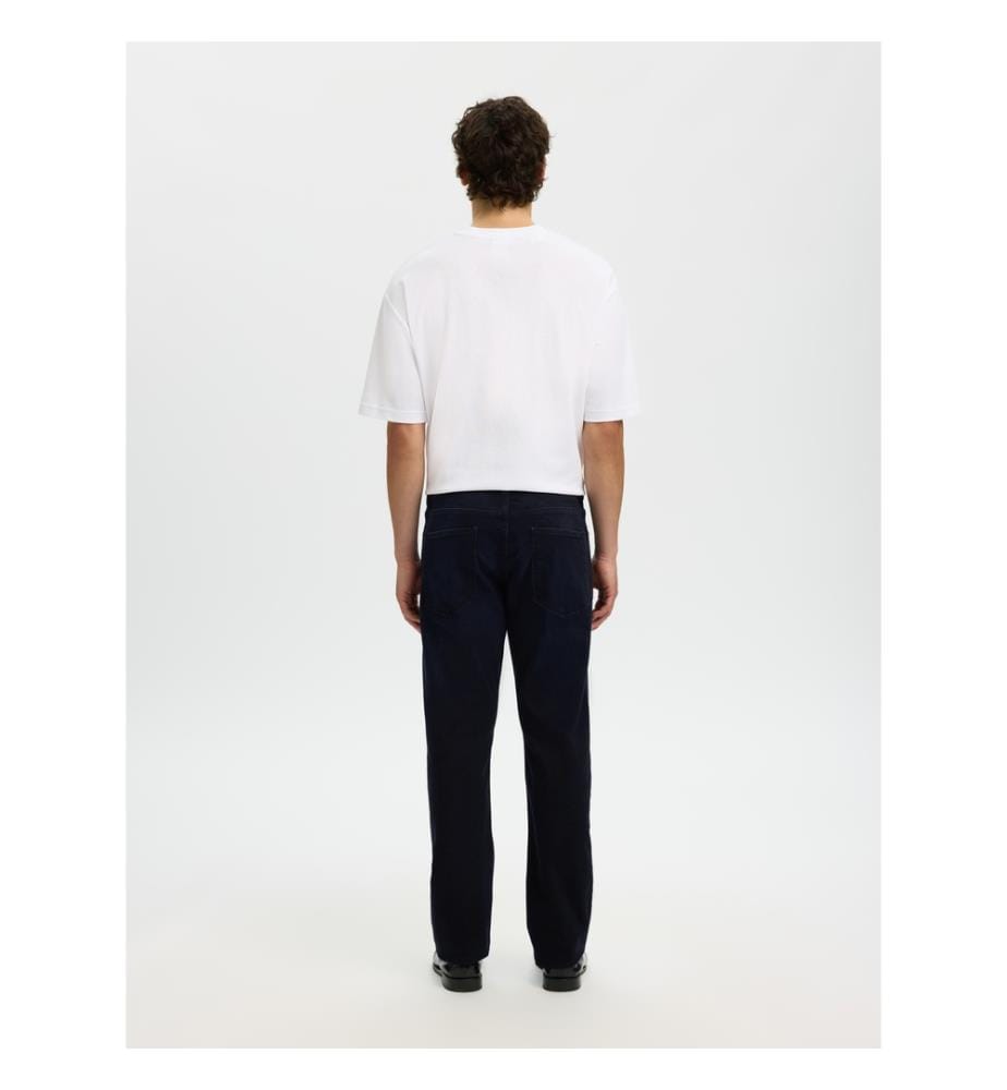 Gerade geschnittene Jeans – blau-schwarzer Denim