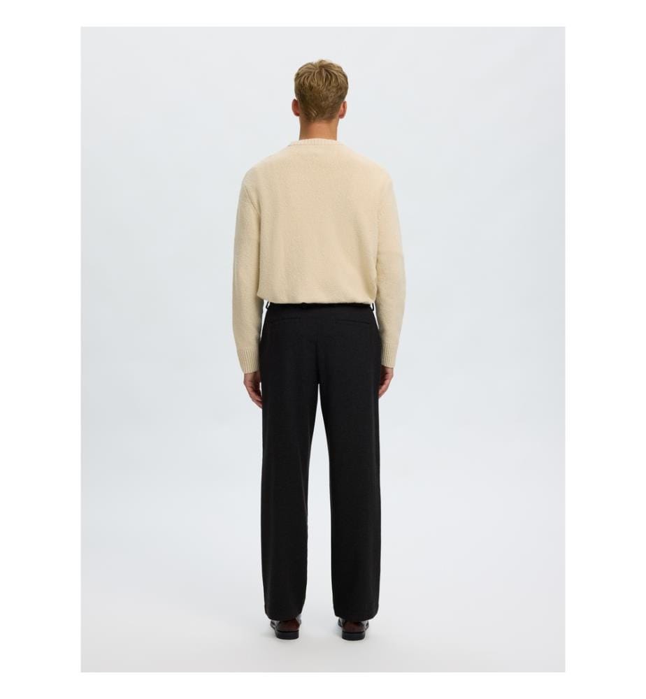 Pull col rond - Beige avoine
