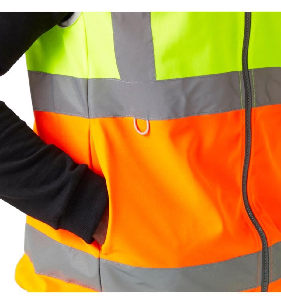 Regatta Professional - Hi-Vis Weste Durchgehender Reissverschluss für Herren
