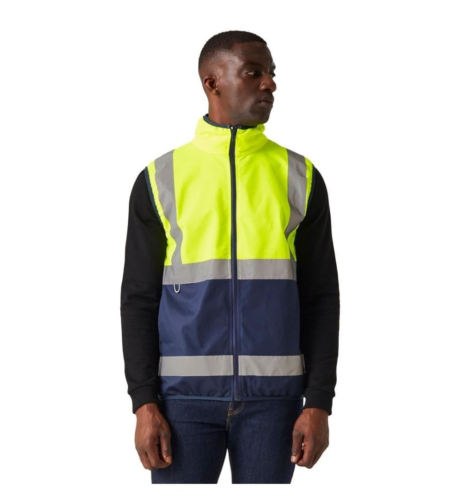 Regatta Professional - Hi-Vis Weste Durchgehender Reissverschluss für Herren