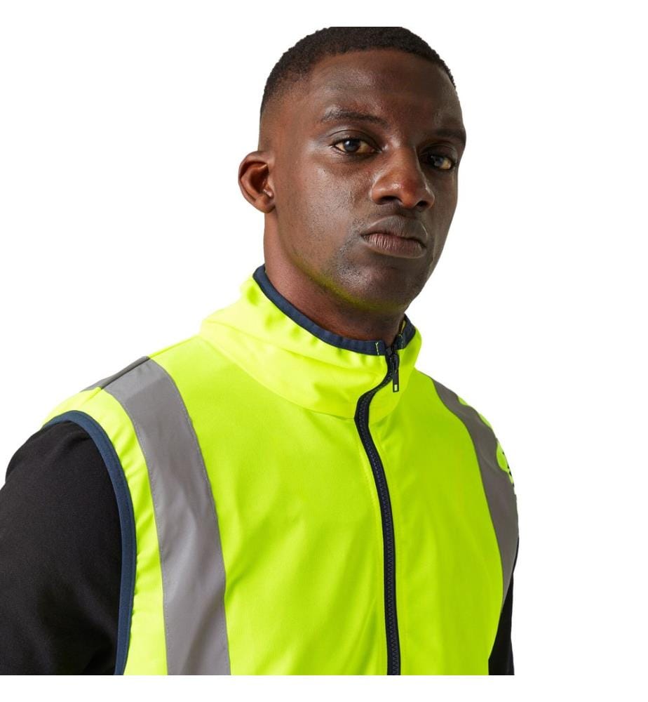 Regatta Professional - Hi-Vis Weste Durchgehender Reissverschluss für Herren