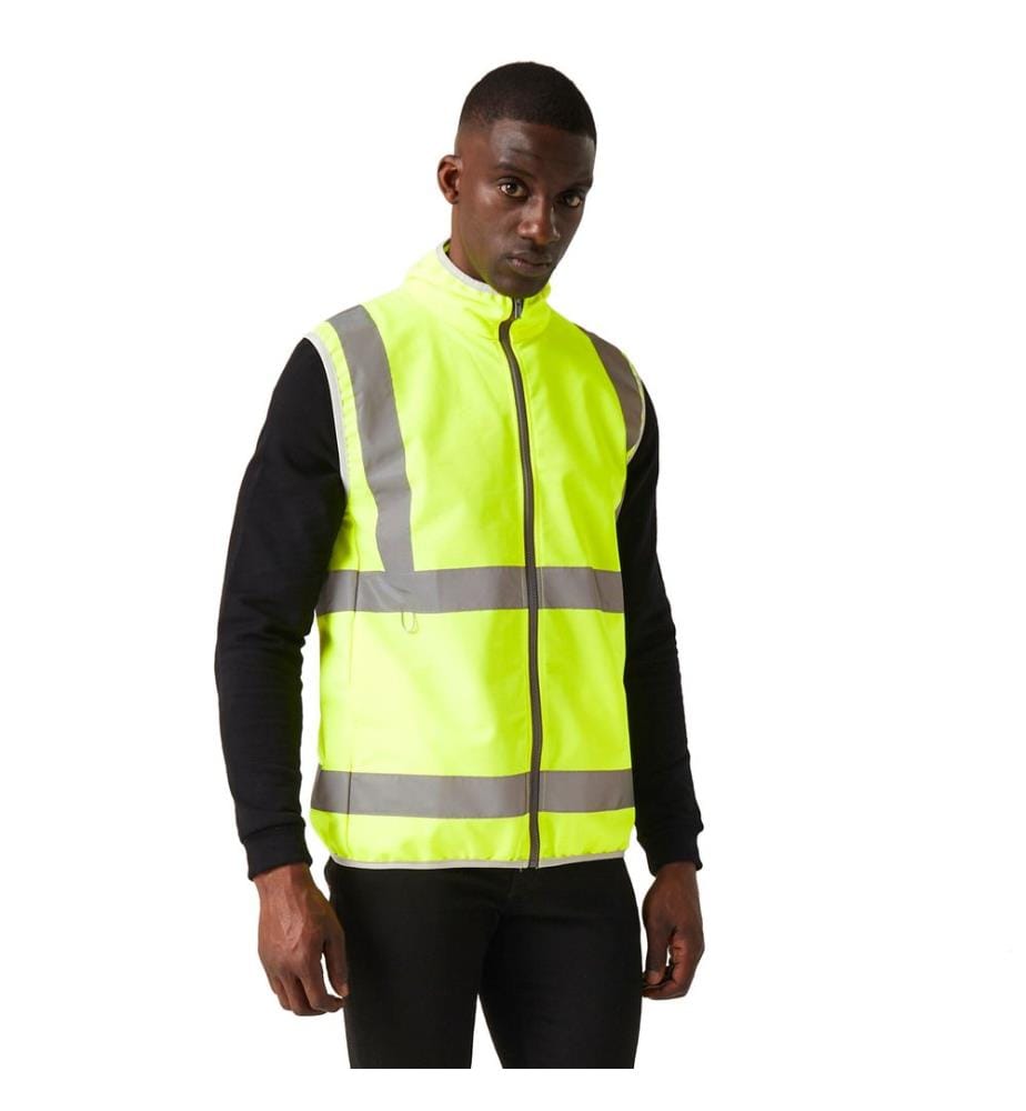 Regatta Professional - Hi-Vis Weste Durchgehender Reissverschluss für Herren