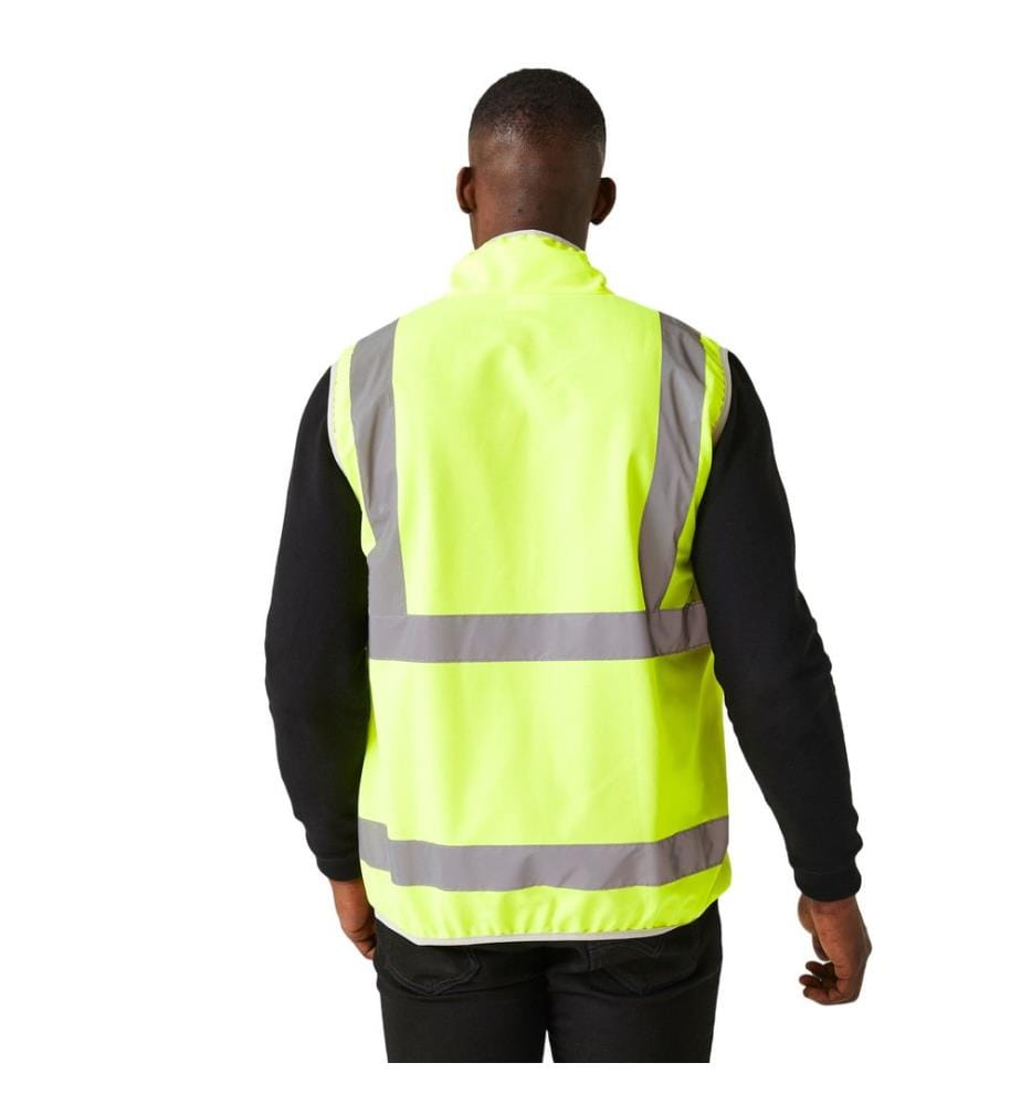 Regatta Professional - Hi-Vis Weste Durchgehender Reissverschluss für Herren