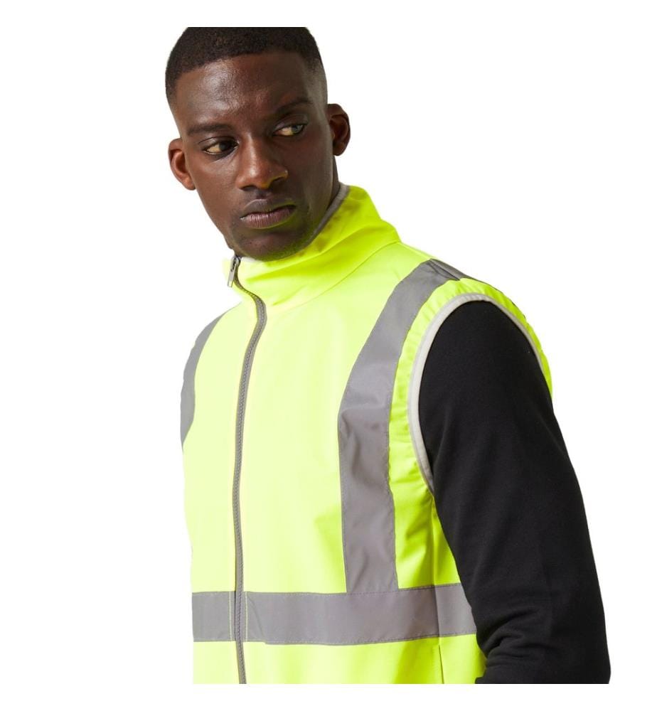 Regatta Professional - Hi-Vis Weste Durchgehender Reissverschluss für Herren