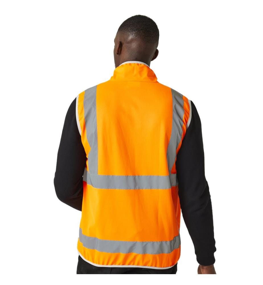 Regatta Professional - Hi-Vis Weste Durchgehender Reissverschluss für Herren
