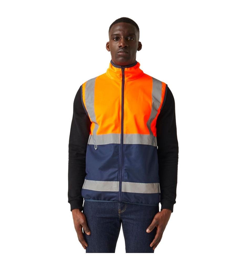 Regatta Professional - Hi-Vis Weste Durchgehender Reissverschluss für Herren