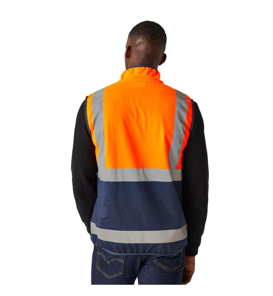 Regatta Professional - Hi-Vis Weste Durchgehender Reissverschluss für Herren