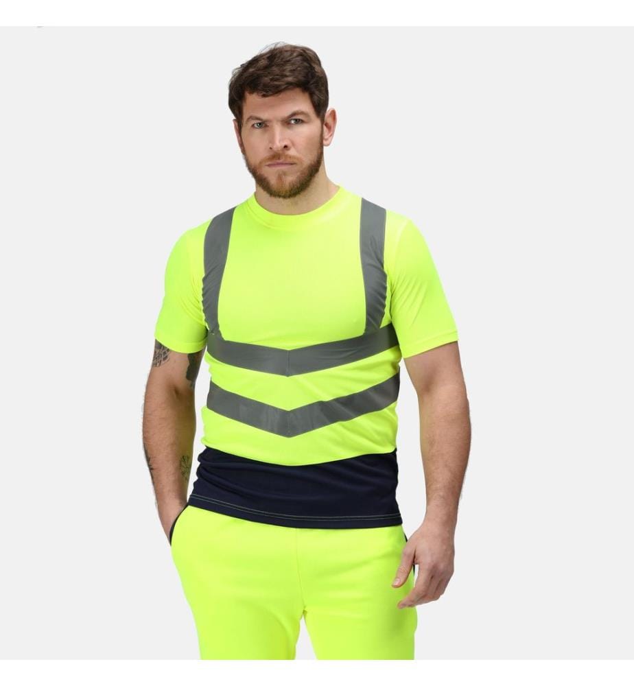 Regatta Professional - T-Shirt hohe Sichtbarkeit für Herren kurzärmlig