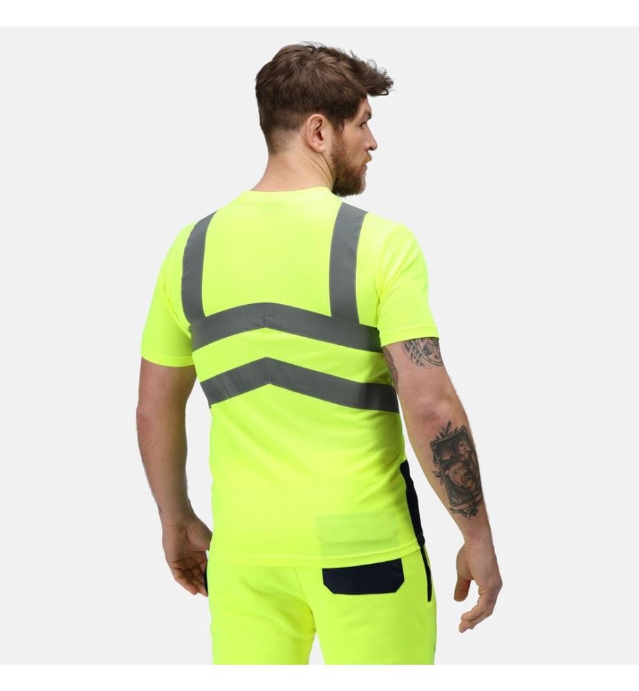 Regatta Professional - T-Shirt hohe Sichtbarkeit für Herren kurzärmlig