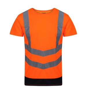 Regatta Professional - T-Shirt hohe Sichtbarkeit für Herren kurzärmlig