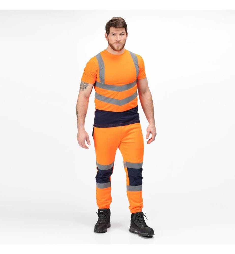 Regatta Professional - T-Shirt hohe Sichtbarkeit für Herren kurzärmlig