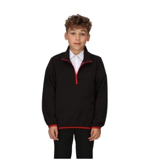 Regatta Professional - Fleece-Oberteil mit halbem Reissverschluss für Kinder