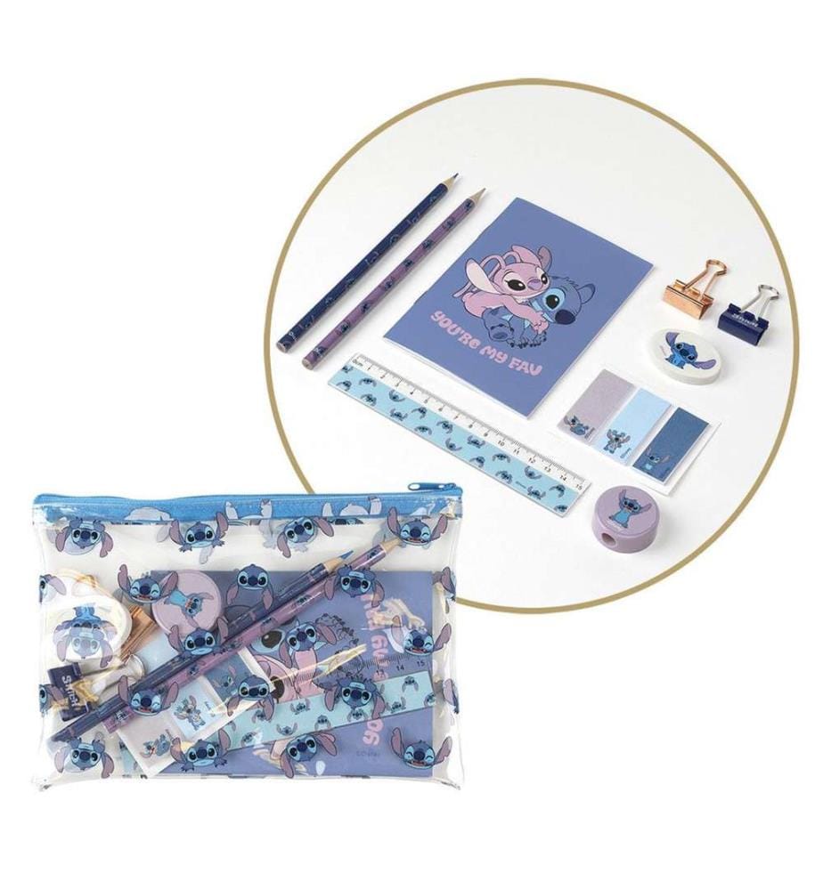 Stitch-Schulmaterial-Set