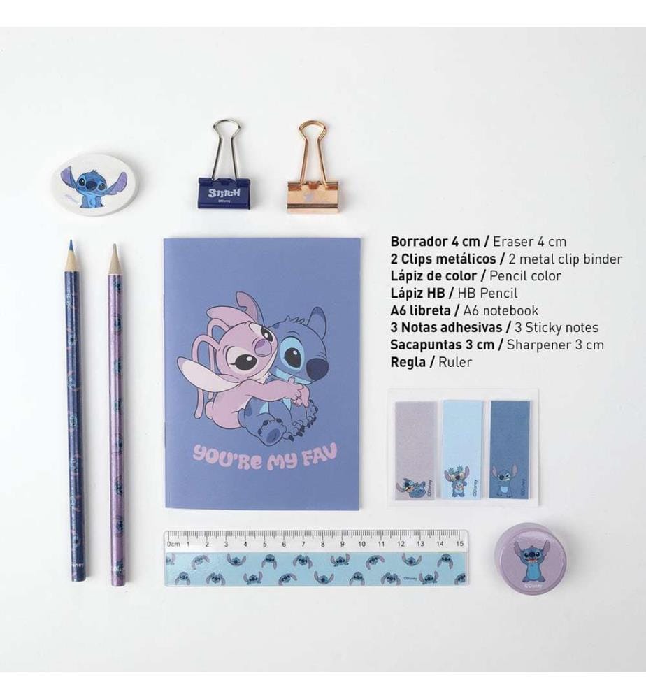 Stitch-Schulmaterial-Set