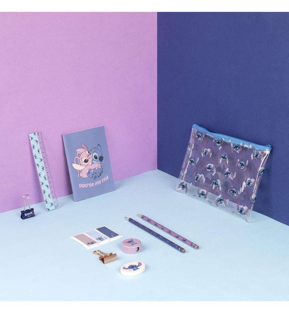 Stitch-Schulmaterial-Set