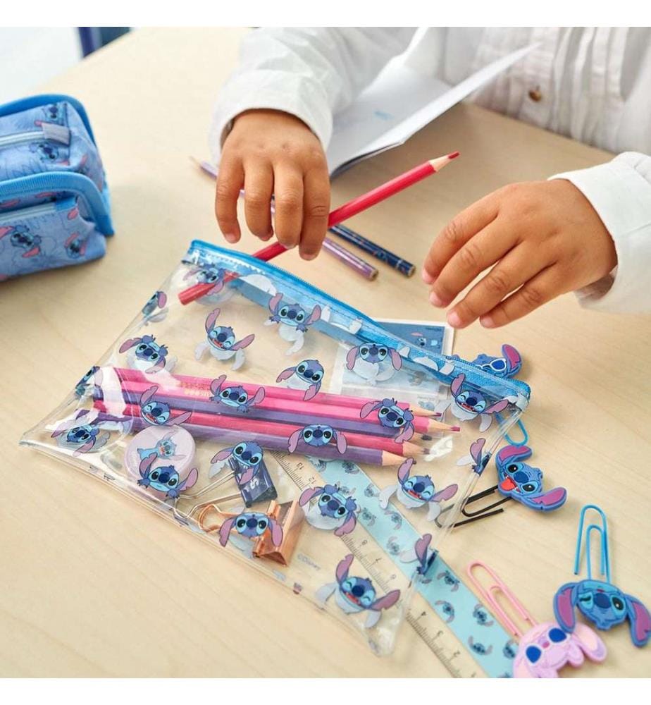Stitch-Schulmaterial-Set
