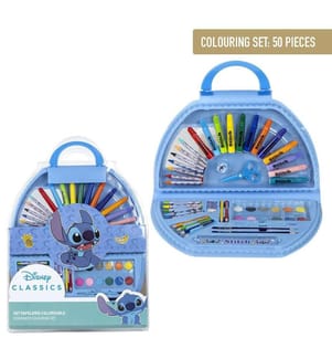 50-teiliges Stitch-Malbuch-Set