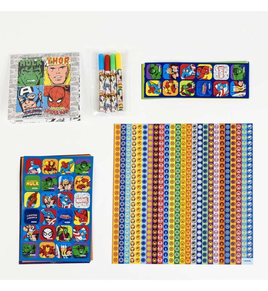 Set mit 1.000 Marvel-Aufklebern