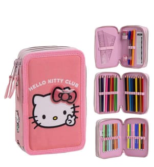 Stiftetui mit Zubehör von Giotto Hello Kitty