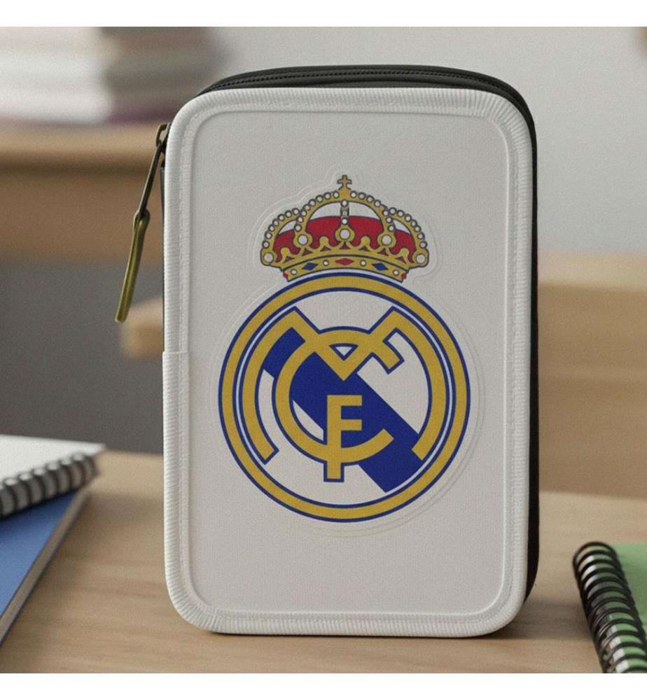 Stiftetui mit Zubehör von Giotto Real Madrid