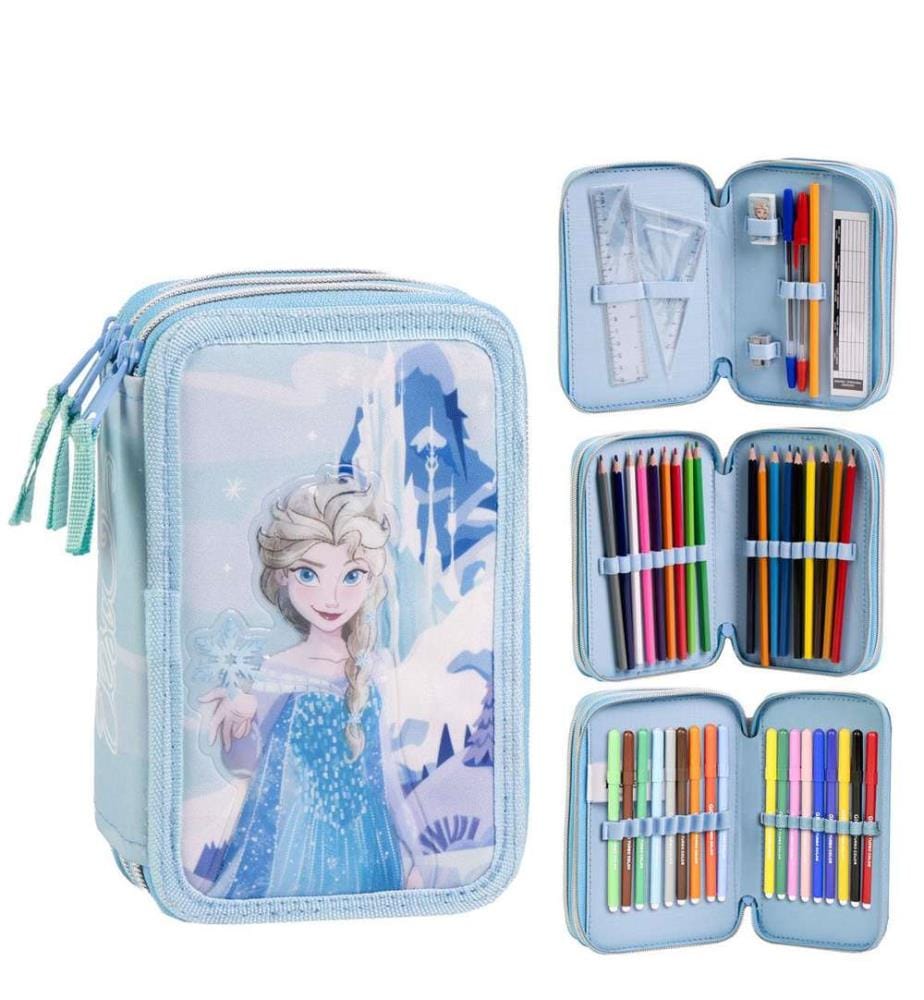 Stifteetui mit Zubehör von Giotto „Frozen“