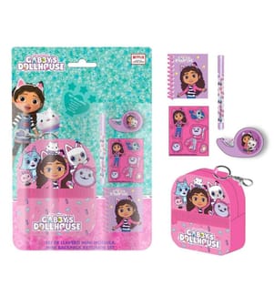 Minimochila-Schreibwaren-Set „Gabby's Dollhouse“