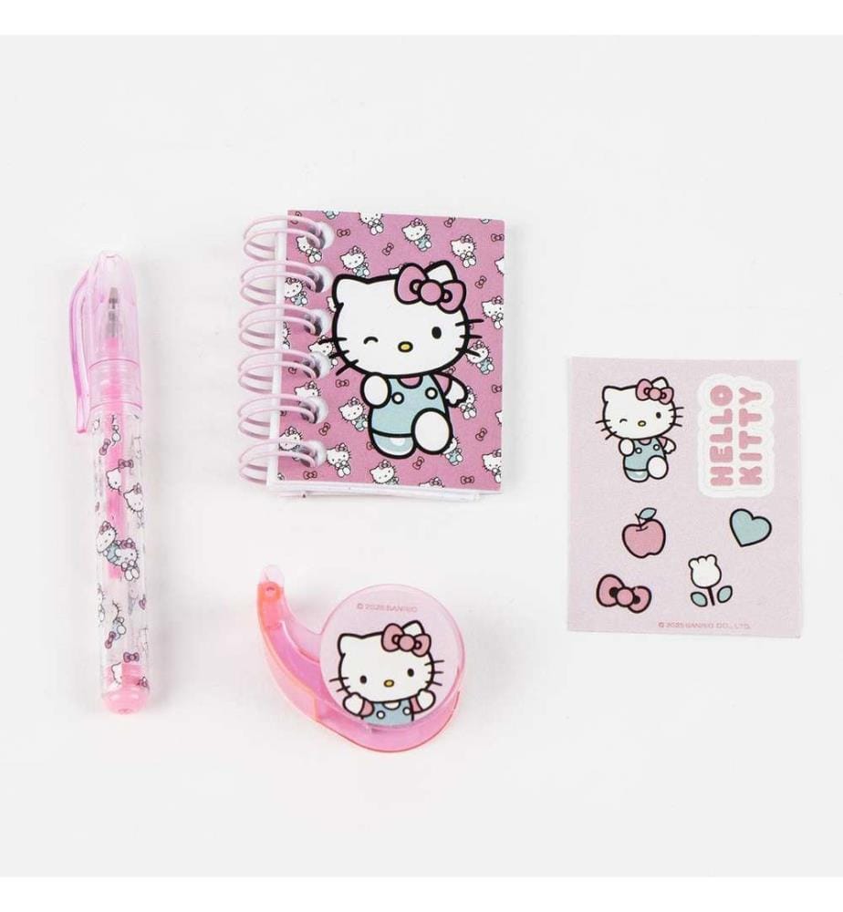 Minimochila Hello Kitty Schreibwaren-Set