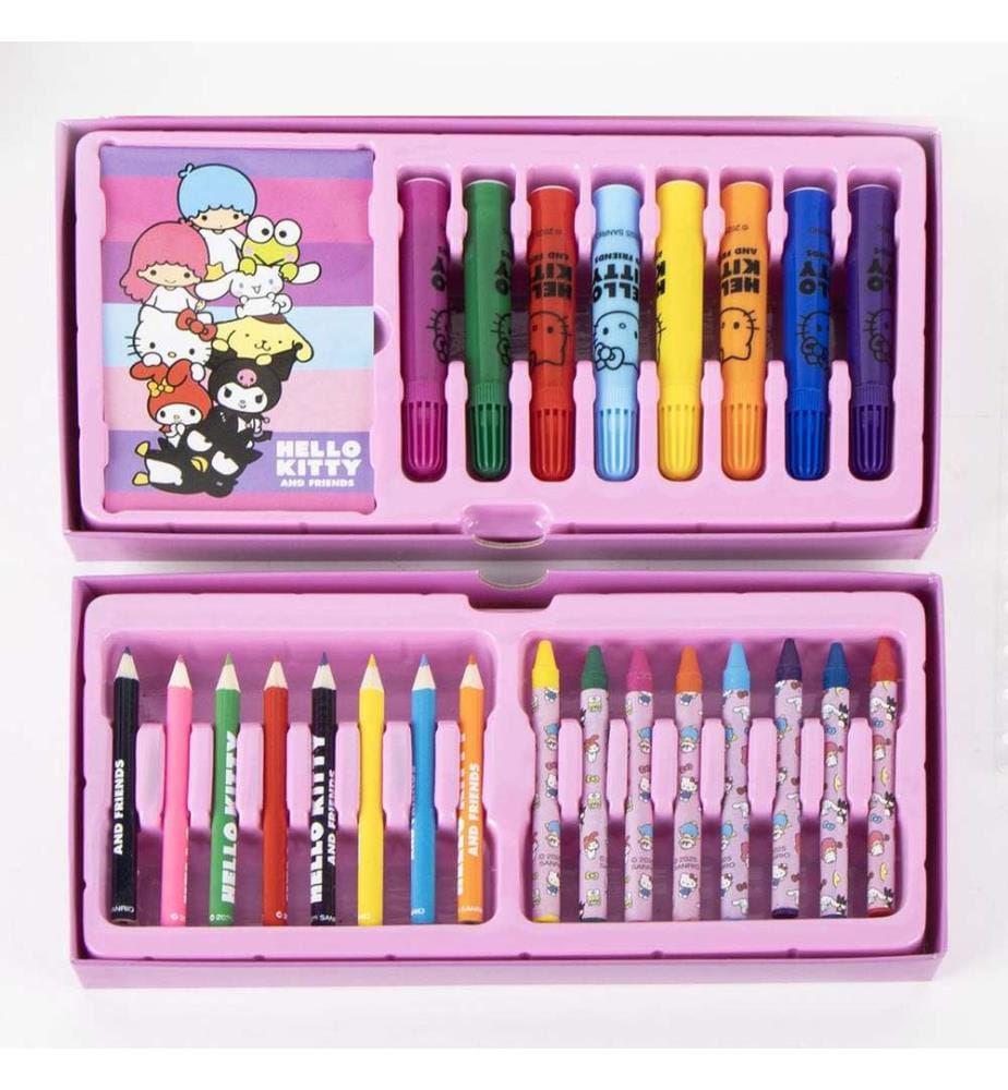 "Hello Kitty Briefcase" Coloring Kit