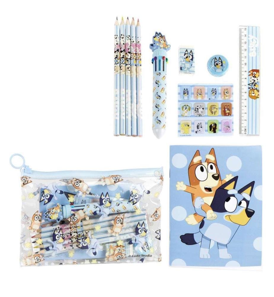 Eva Bluey Schulbedarf-Set