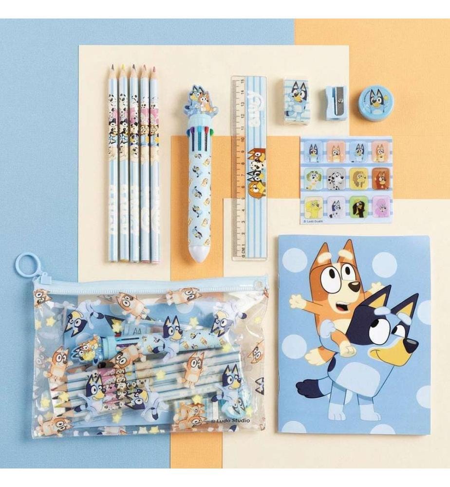 Eva Bluey Schulbedarf-Set