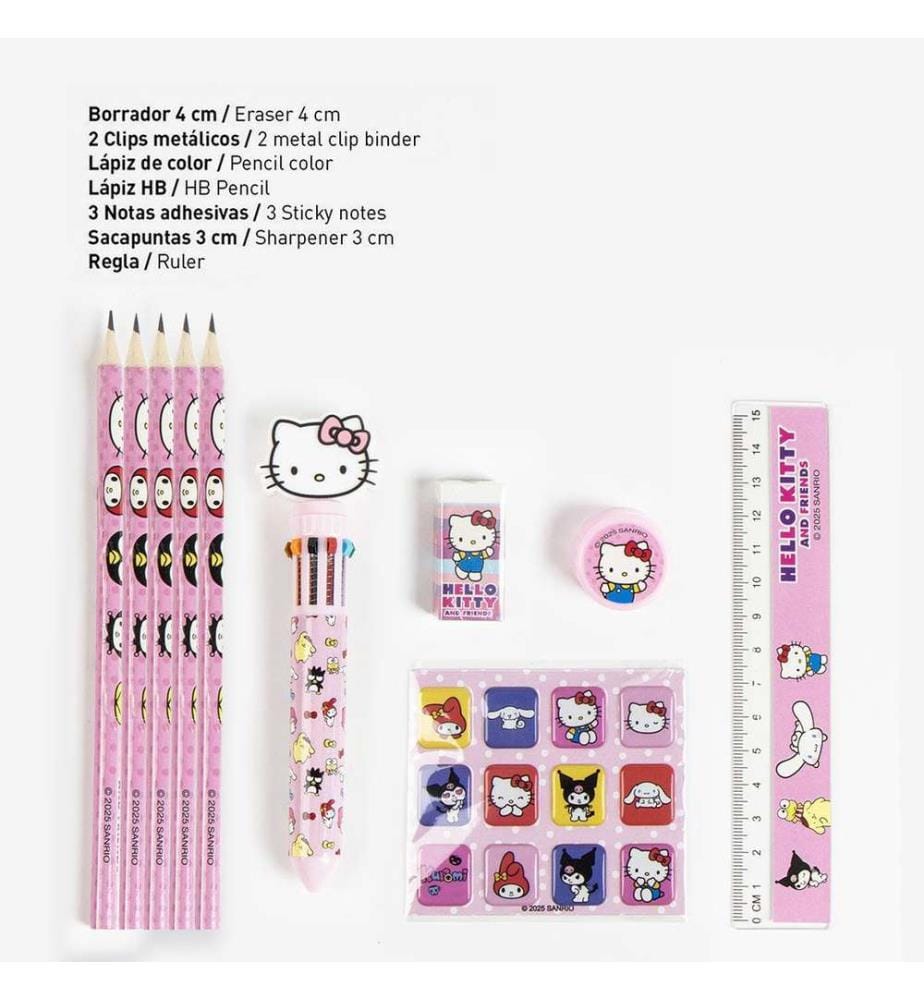 Eva Hello Kitty Schulbedarf-Set