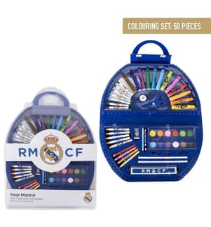 Real Madrid Malbuch-Set mit 50 Teilen