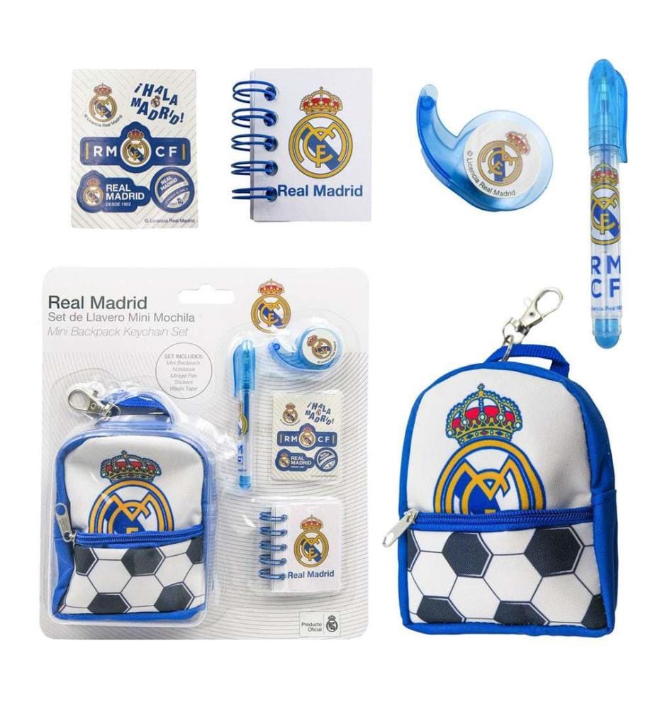 Minimochila Real Madrid Schreibwaren-Set