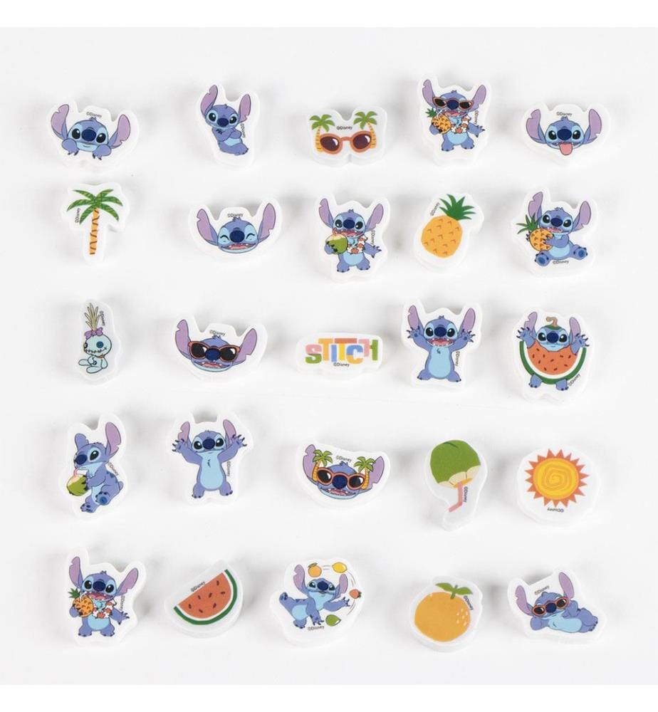 25er-Pack Stitch-Radiergummis
