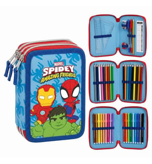 Stiftetui mit Spidey-Accessoires