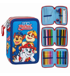 Federmäppchen mit Paw Patrol-Zubehör